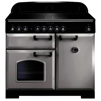 Rangemaster Classic Deluxe 100640 100cm Electric Induction Range Cooker in Royal  Pearl